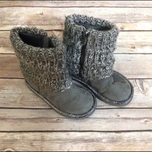 Grey Toddler Boots, sz 9